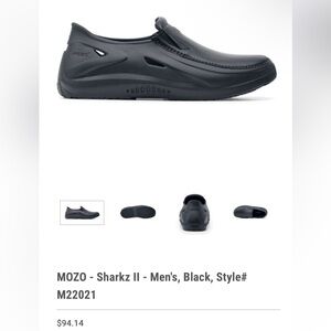 MOZO Sharkz II Men's Slip-On Water Shoe - Black